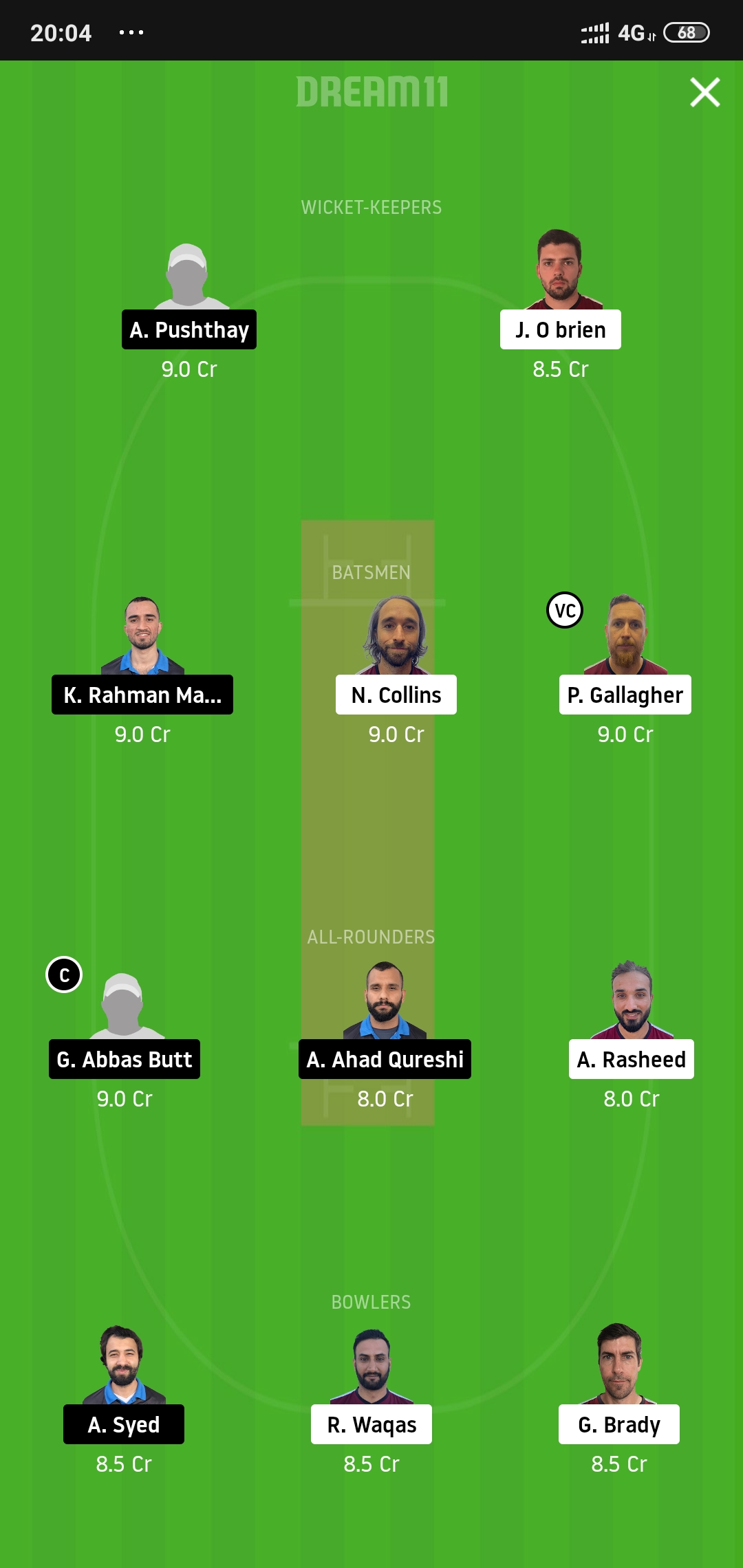SKK vs HCC Dream11