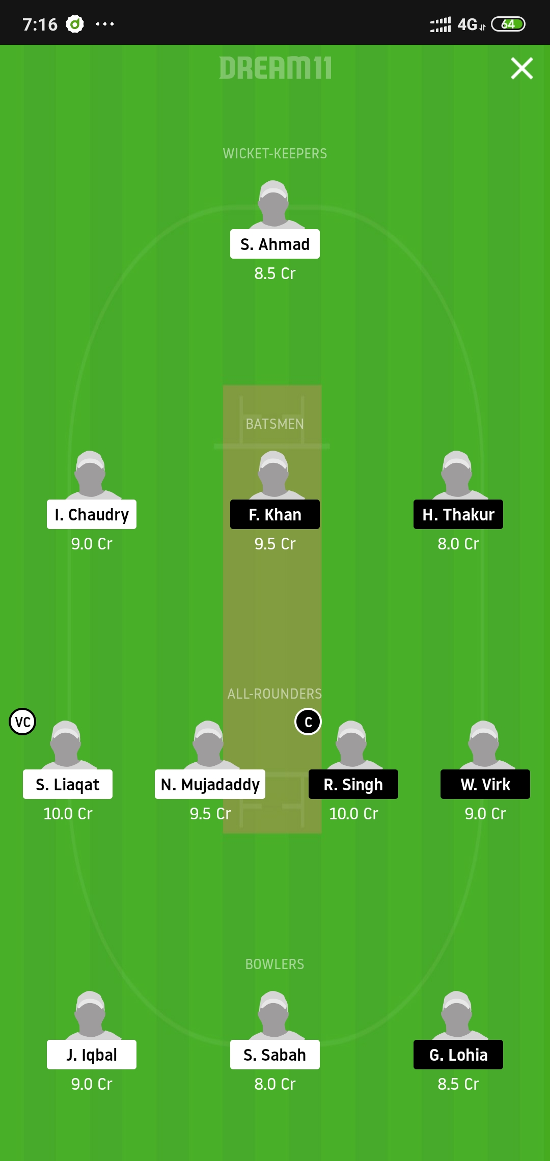 BSCR vs BSVB Dream11