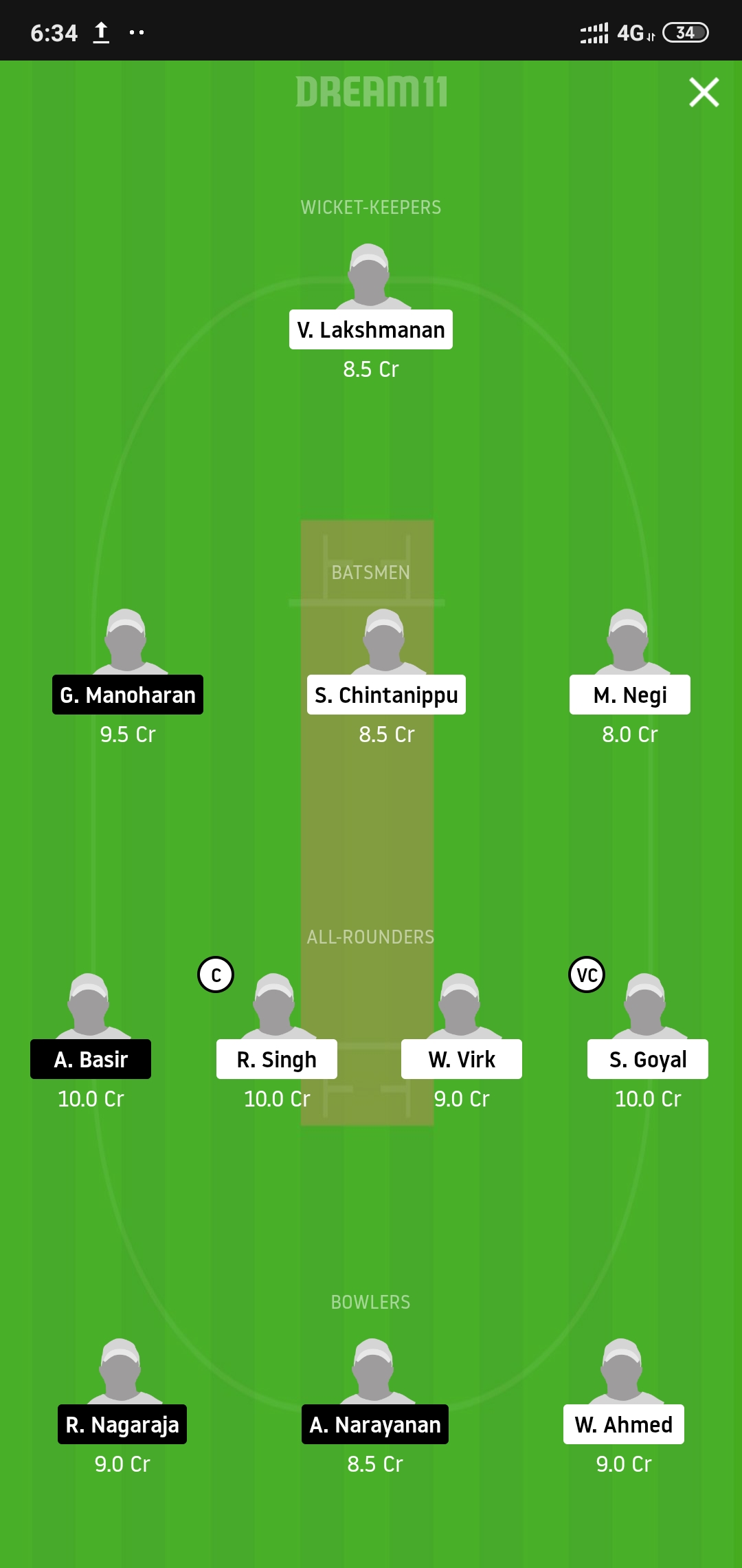 BSVB vs USGC Dream11