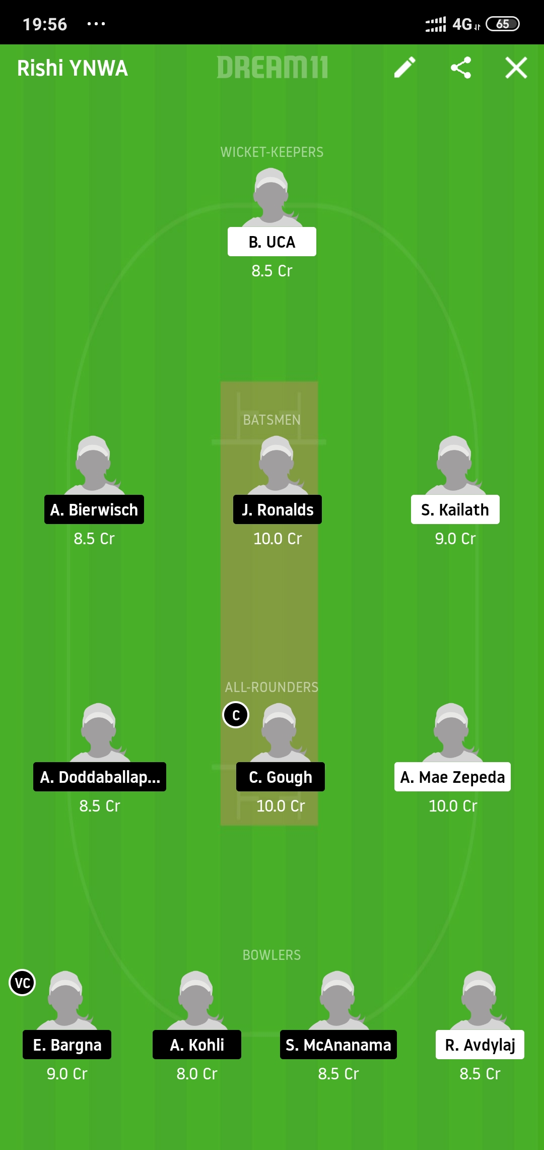 AUTW vs GRW Dream11