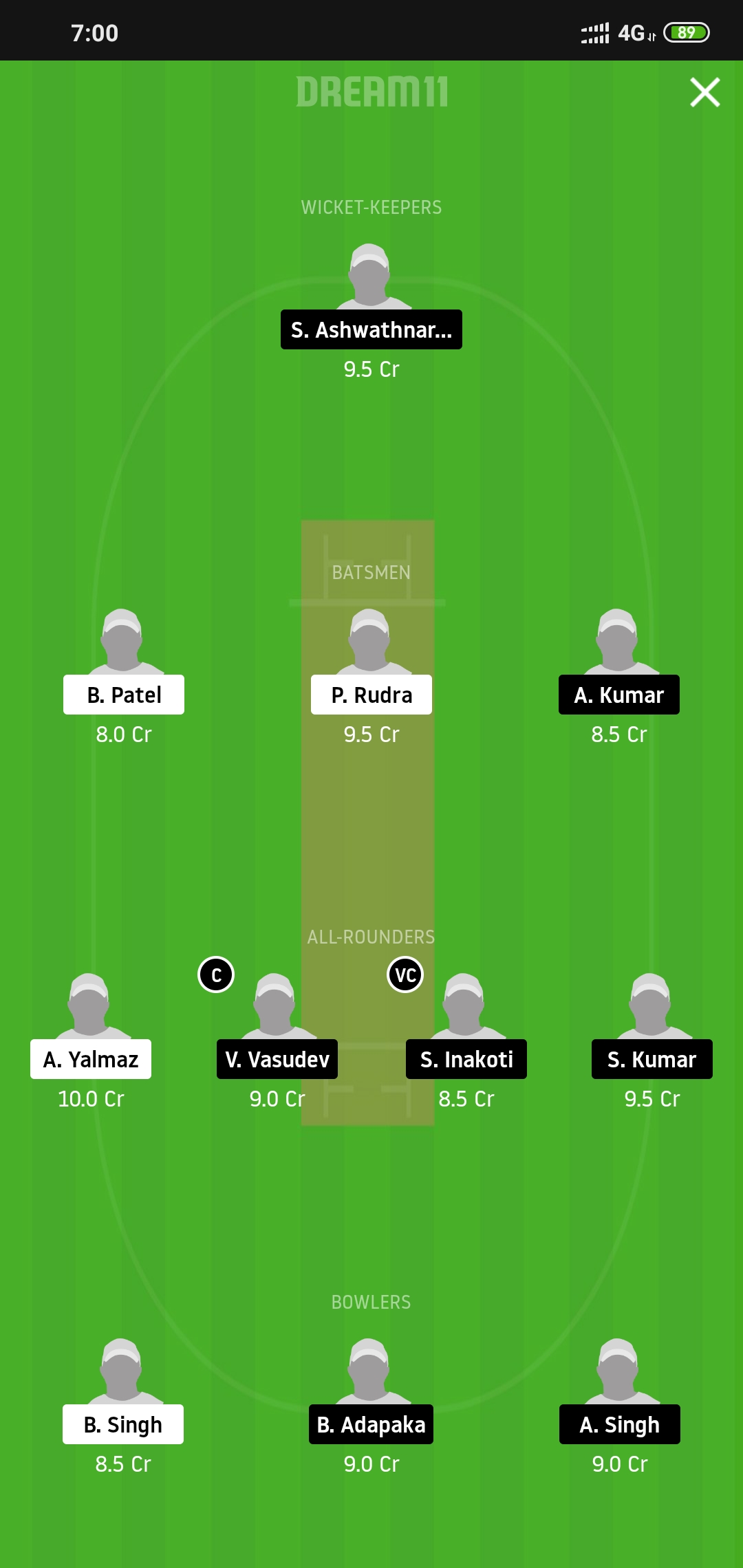 DUCC vs COCC Dream11