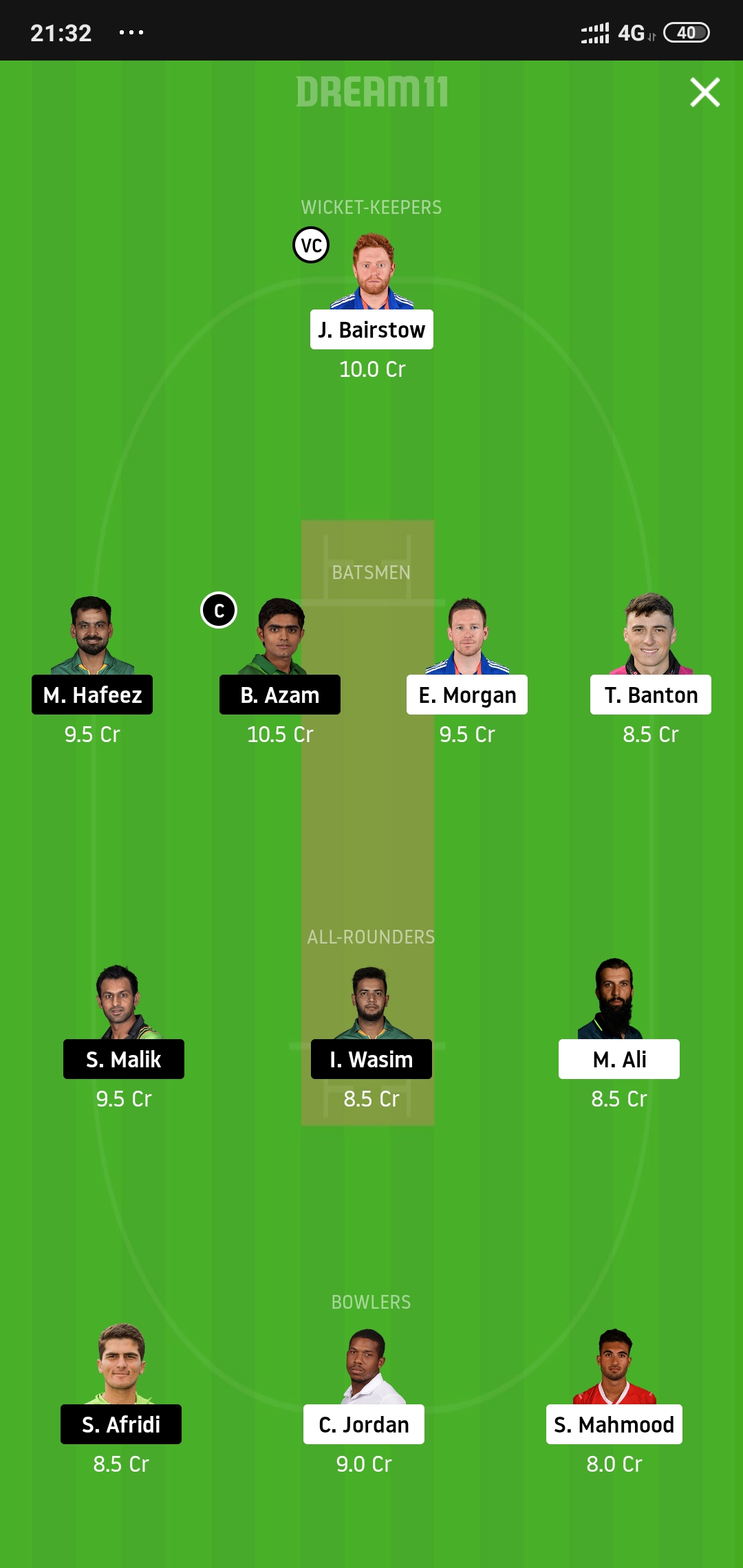 ENG vs PAK Dream11
