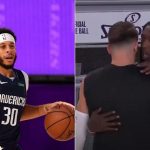 Seth Curry mocks Montrezl Harrell