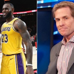 LeBron James and Skip Bayless