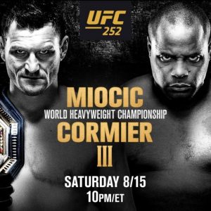UFC 252 Miocic Vs. Cormier 3: Live Updates, Streaming Details, Results, and Highlights