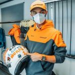 Lando Norris arranges special delivery for his helmet designer amidst pandemic
