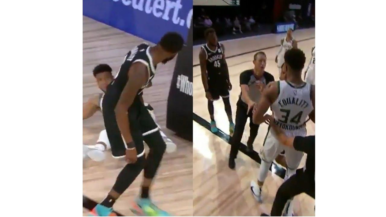 Giannis Antetokounmpo-Donta Hall fight