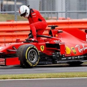 Sebastian Vettel says he had no discussion with Ferrari over leaving early