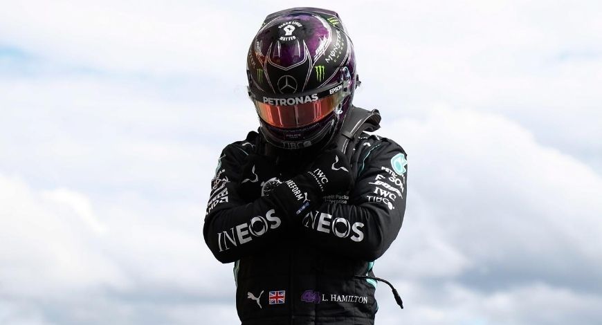 "That one was for Chadwick Boseman"- Lewis Hamilton dedicates Belgian GP pole position to late Marvel superstar