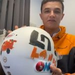 Lando Norris Helmet: McLaren star displays helmut designed by 6-year-old Eva Muttram