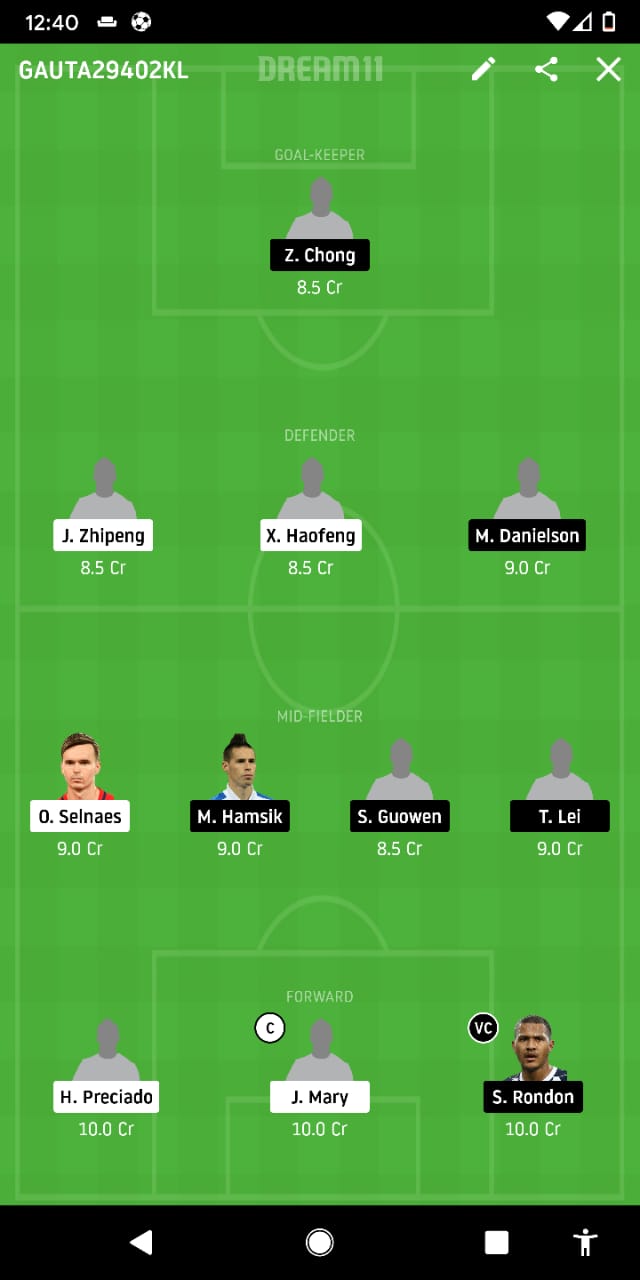 SHZ Vs DLN Dream11