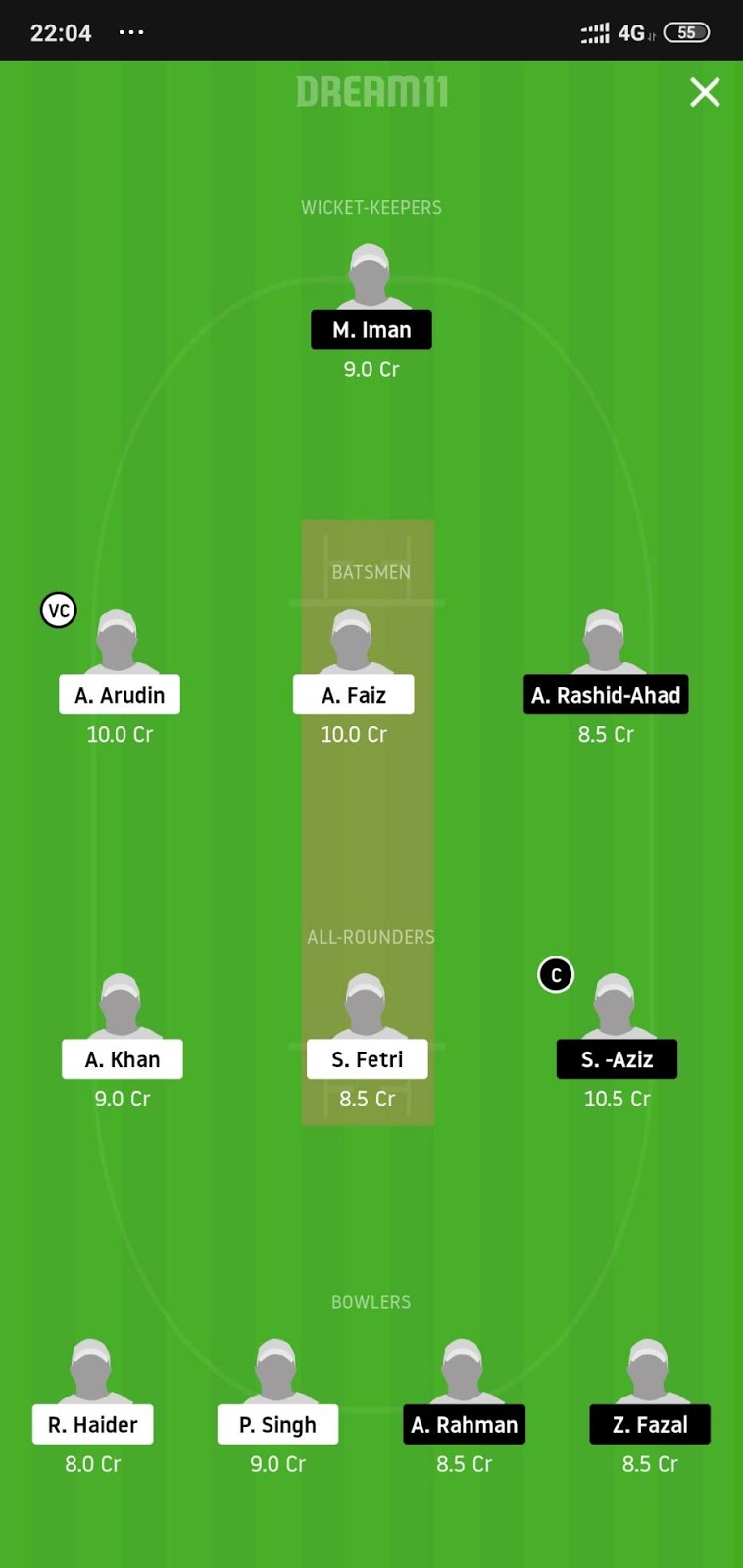 CS vs NS Dream11