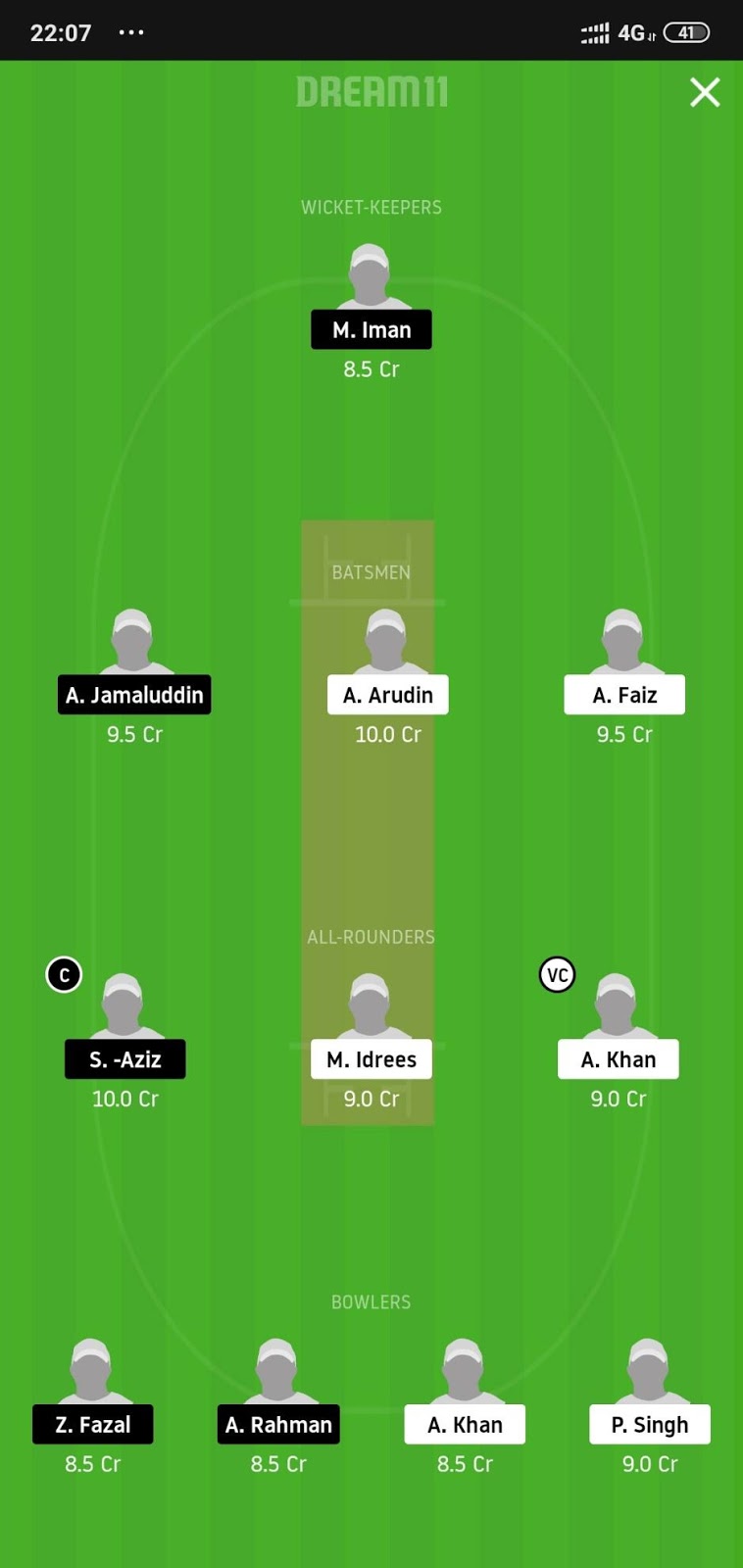 CS vs NS Dream11 