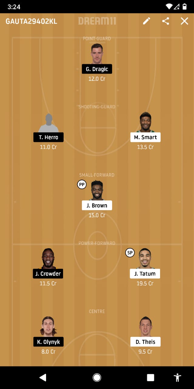BOS vs MIA Dream 11 Prediction: Boston Celtics vs Miami Heat Best Dream 11 Team for NBA Eastern Conference Finals Game 1 2019-20