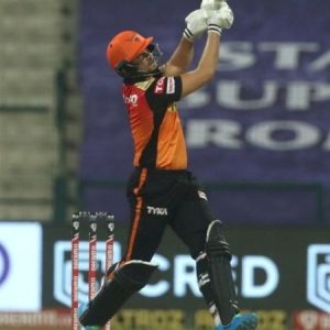 Abdul Samad IPL 2020: Watch SRH debutant announces himself with six off Anrich Nortje