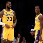 "LeBron James is laughing from the sidelines": NBA Twitter reacts as Rajon Rondo hilariously sheds some tears upon hearing Anthony Davis and LBJ missed him last season