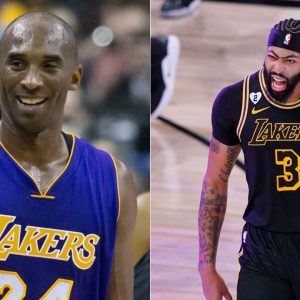 Anthony Davis yells 'KOBE'
