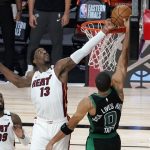 Bam Adebayo block on Jayson Tatum