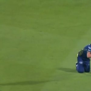Rahul Chahar catch vs CSK: Mumbai Indians spinner grabs outstanding running catch off own bowling to dismiss Ambati Rayudu