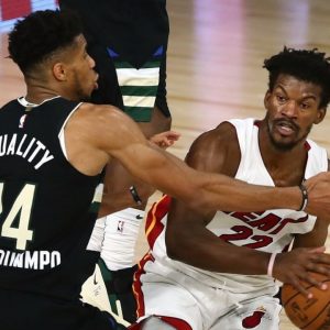 Jimmy Butler mocks Giannis Antetokounmpo