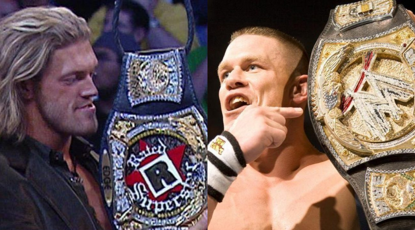 “I hated the spinner belts” – Edge reveals his design for the WWE Championship was rejected