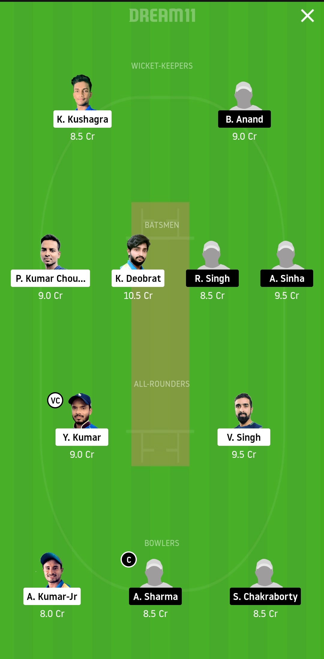 BOK vs DUM Dream11
