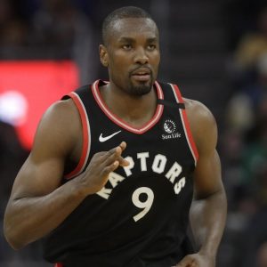 Is Serge Ibaka playing today vs Celtics