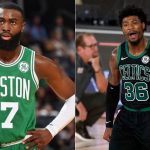 Jaylen Brown on Marcus Smart