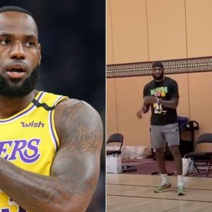 LeBron James and Dion Waiters' son