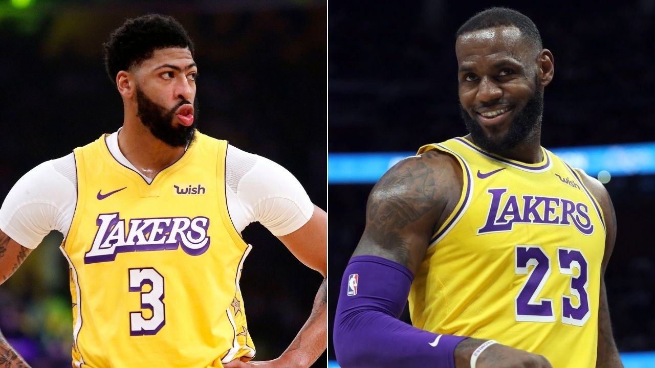 LeBron James Anthony Davis 'eyebrow' method