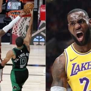 LeBron James block overrated Bam Adebayo