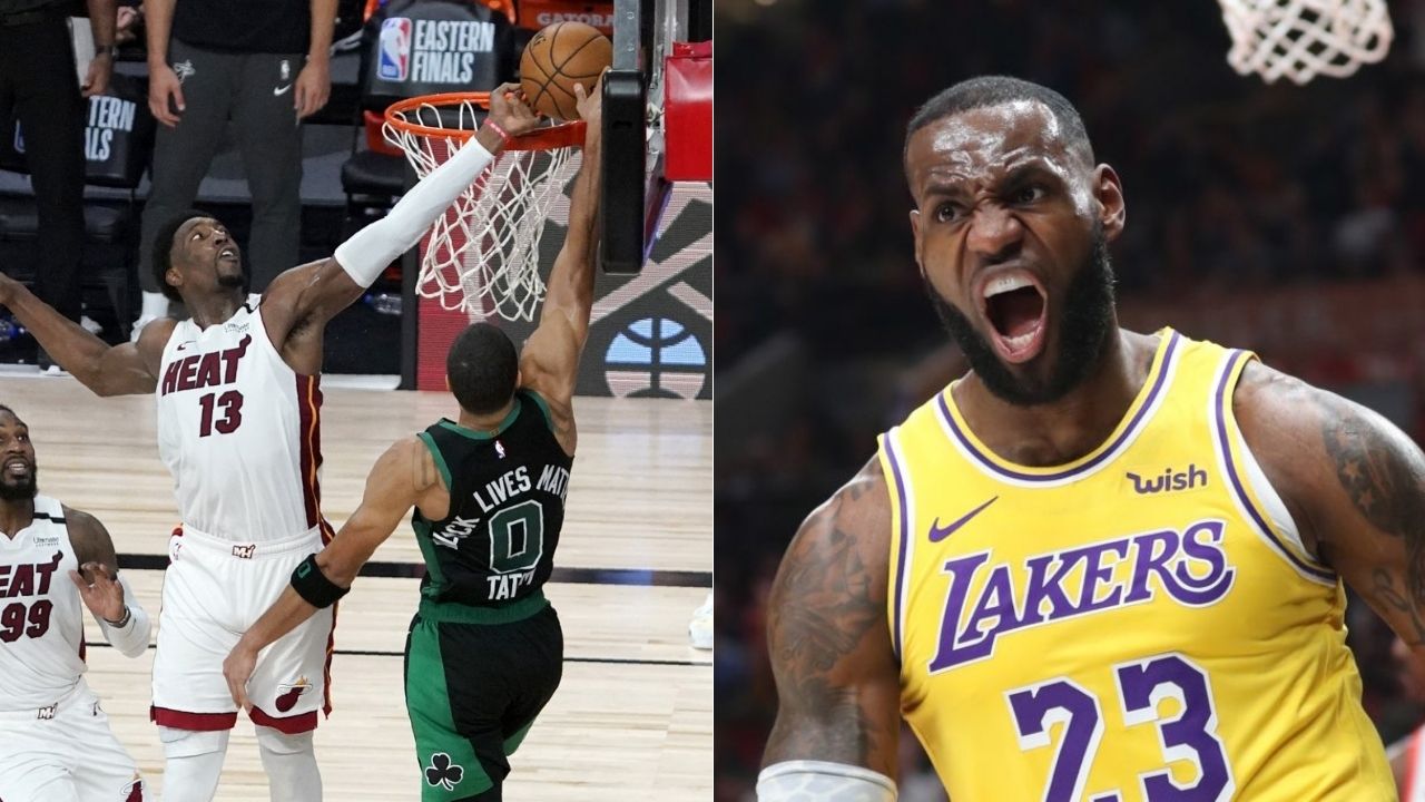 LeBron James block overrated Bam Adebayo