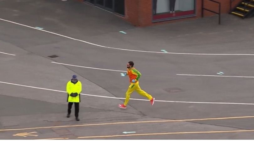 Sam Billings six off Mitchell Starc: Watch Kane Richardson brings back ball from Old Trafford nets