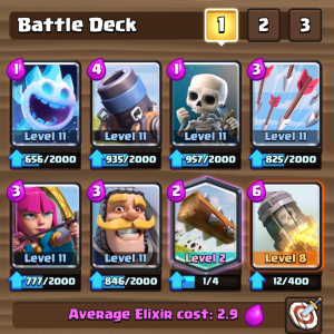 clash royale mortar deck