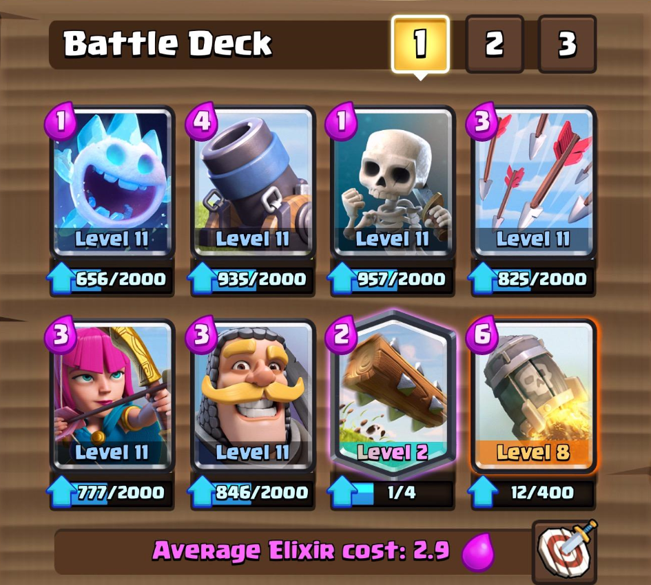clash royale mortar deck
