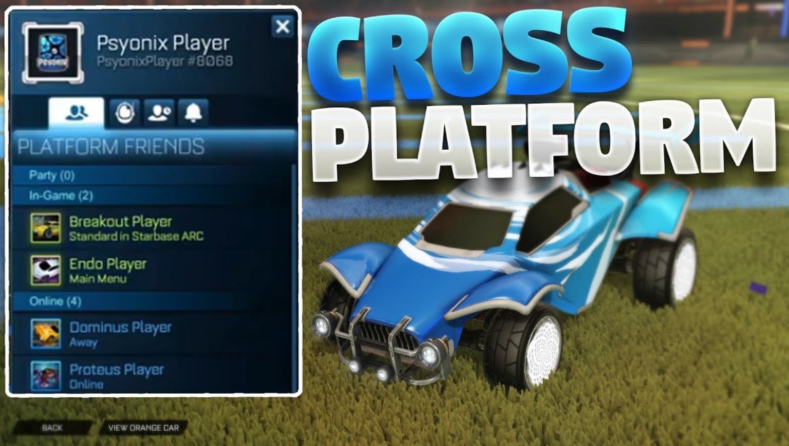 Cross Play in Rocket League