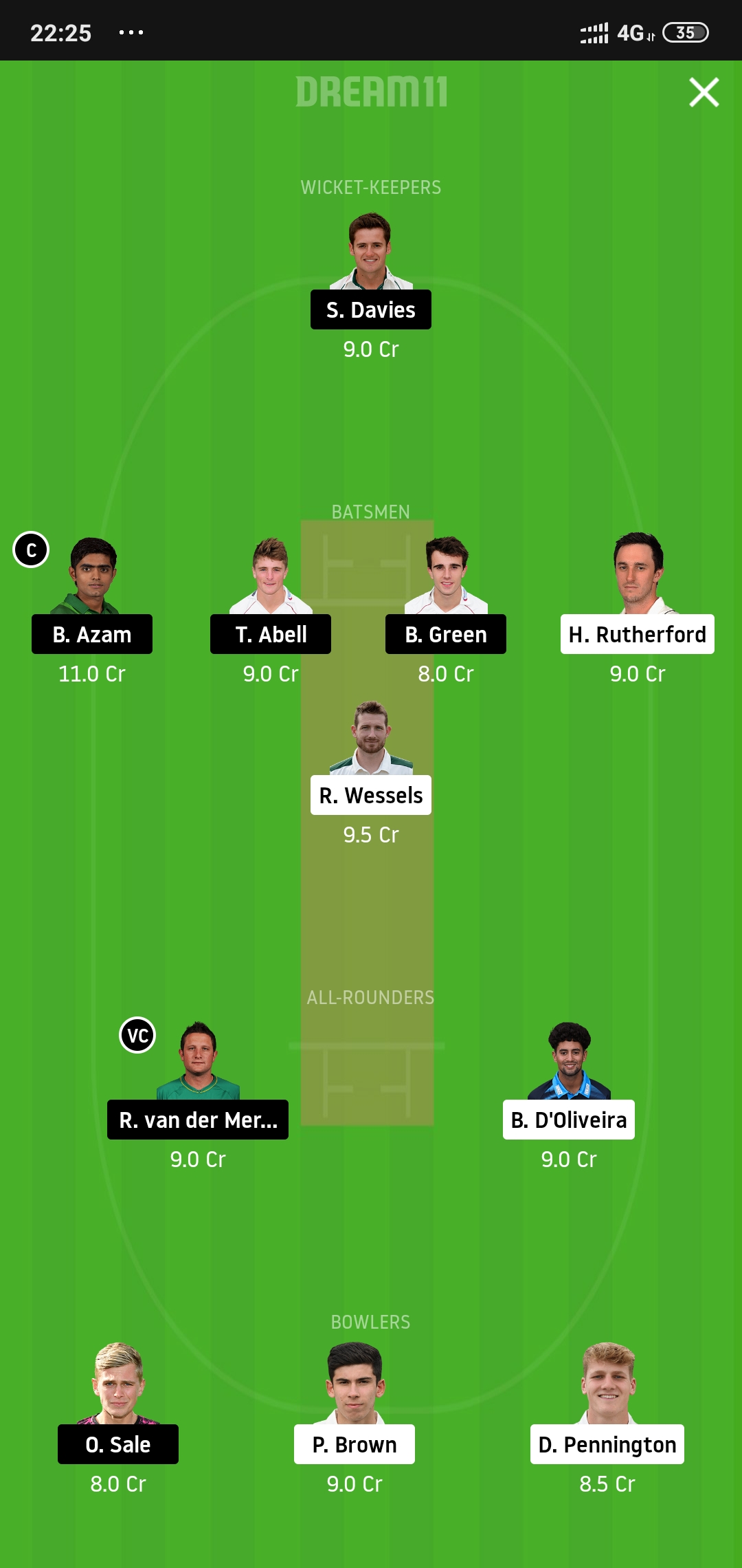 WOR vs SOM Dream11