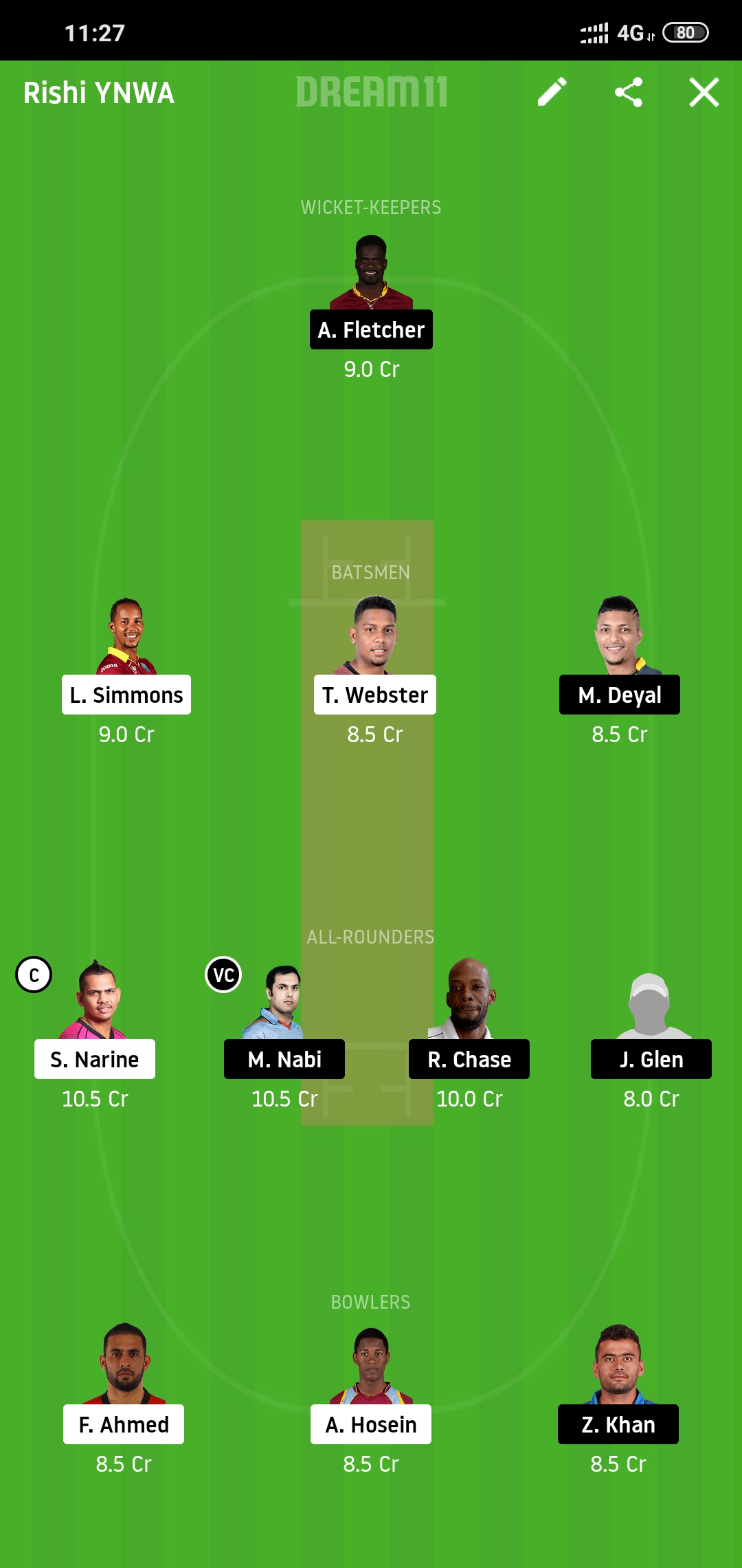 TKR vs SLZ Dream11