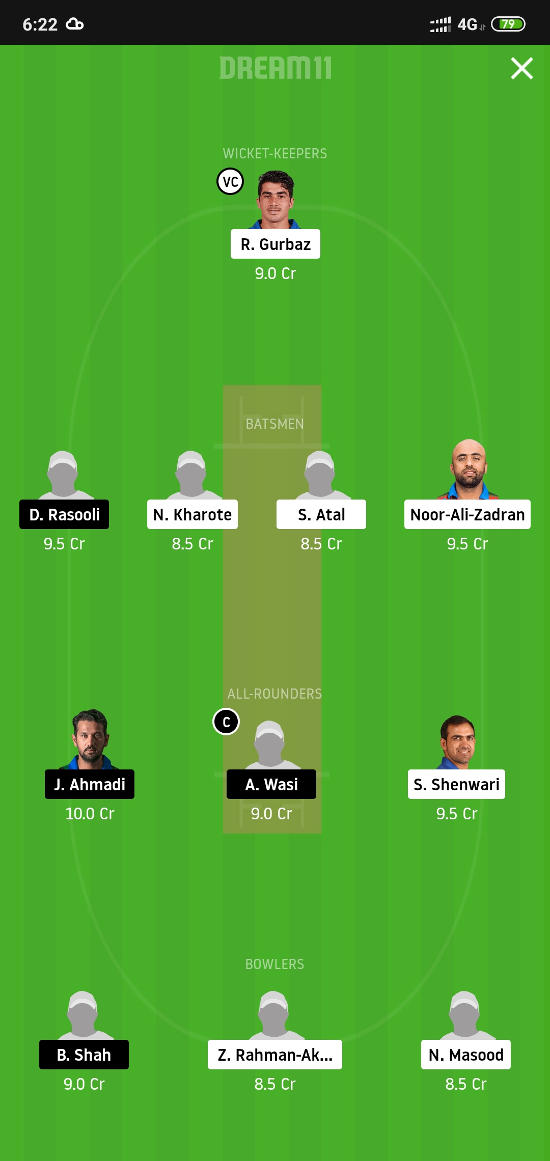 KE vs AS Dream11