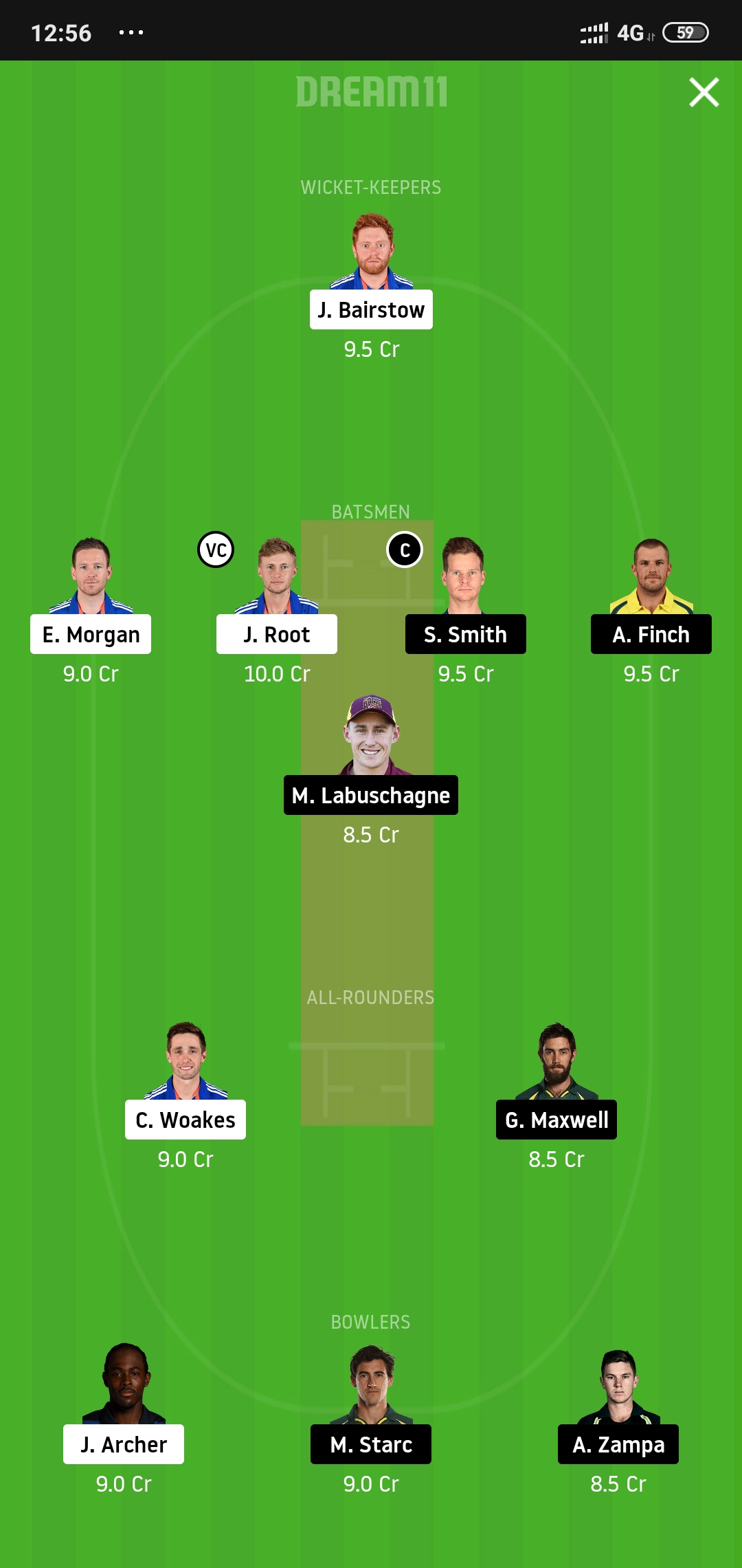 ENG vs AUS Dream11
