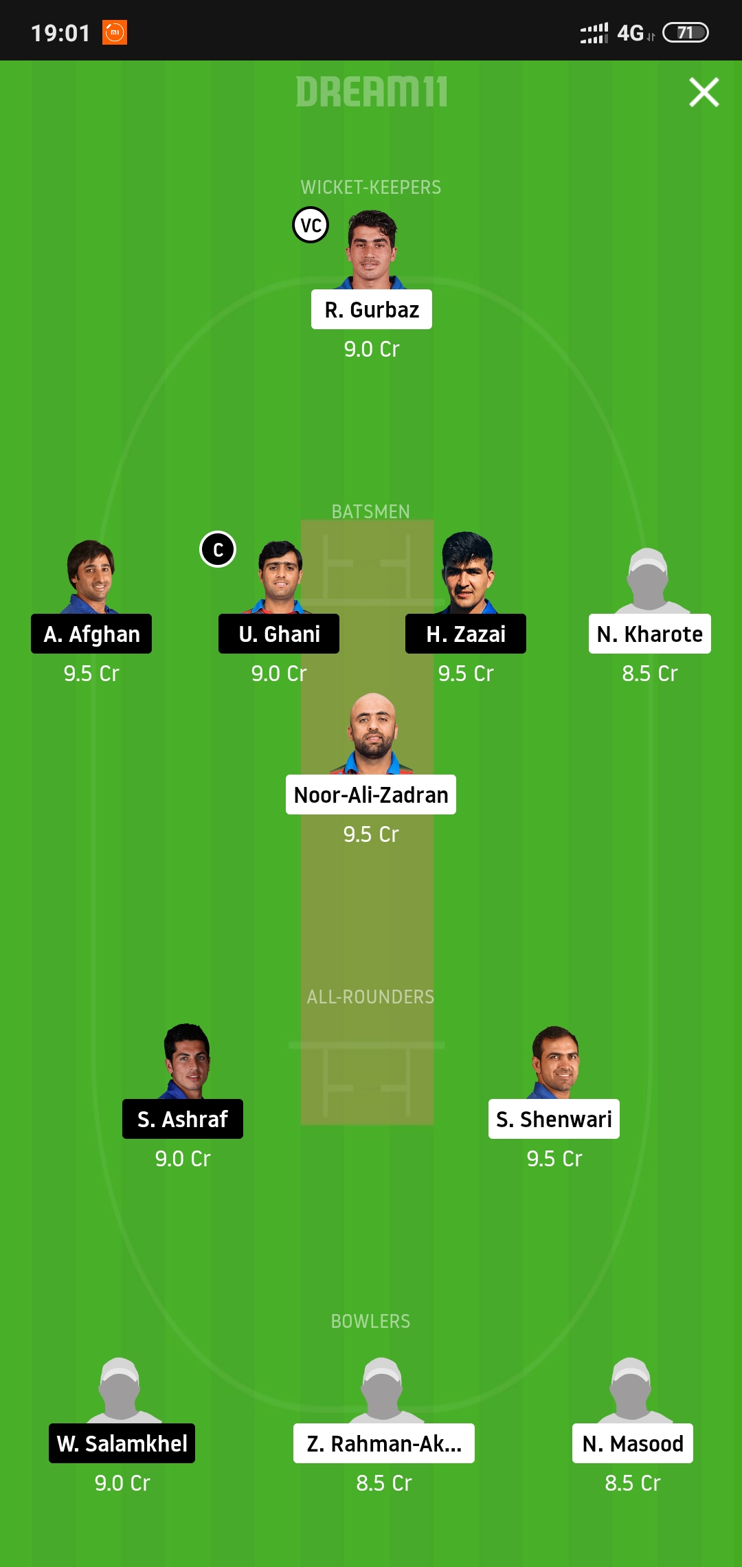KE vs BD Dream11