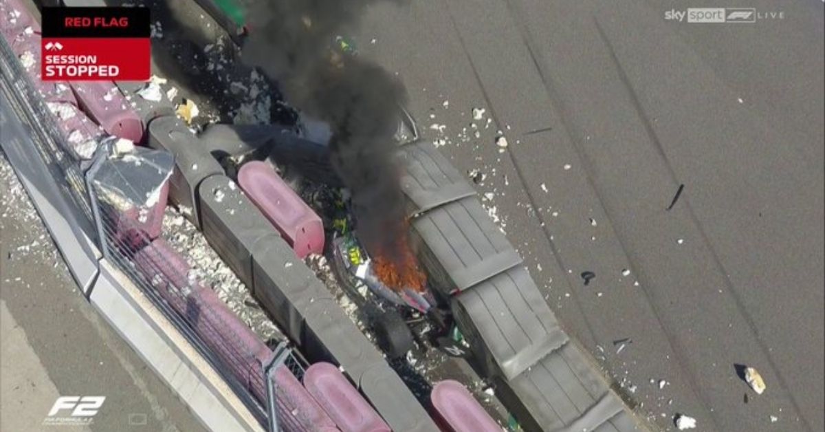 F2 Crash Sochi: Watch collision between Luca Ghiotto and Jack Aitken during race in Russia today