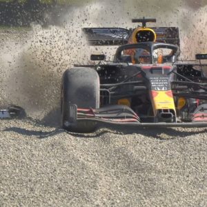 Max Verstappen crash: Watch Red Bull driver getting knocked out of Tuscan Grand Prix amidst chaos