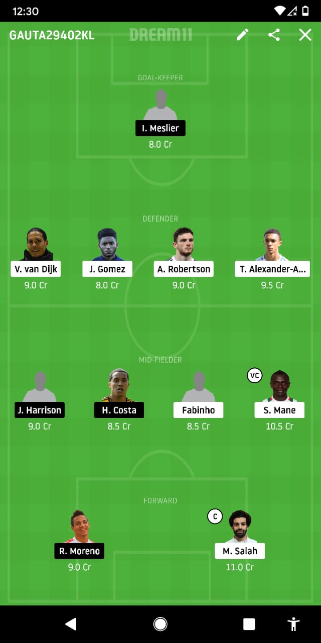 LIV Vs LU Dream11