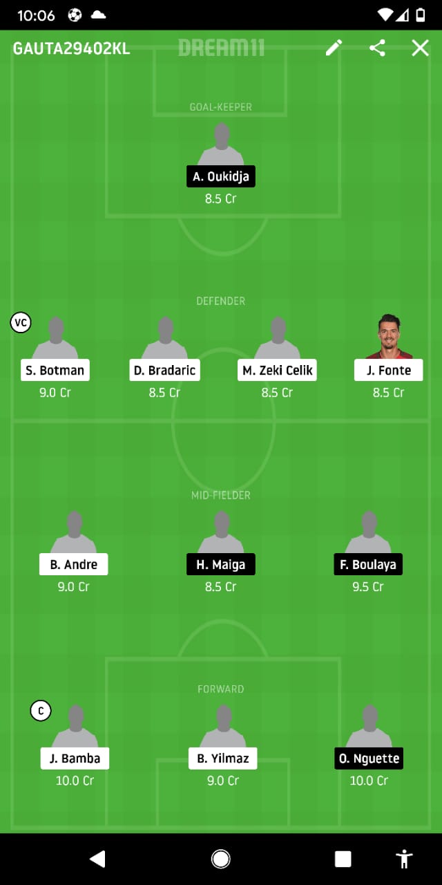 LIL Vs MET Dream11