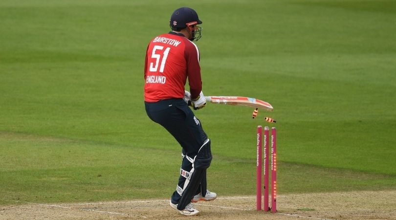 Jonny Bairstow dismissal vs Australia: Watch English opener out hit-wicket off Mitchell Starc in Southampton T20I