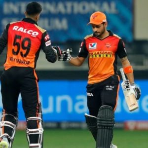 Manish Pandey-Vijay Shankar partnership: Twitter reactions on SRH duo joining hands to beat Rajasthan Royals
