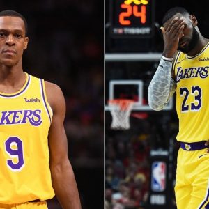 Rajon Rondo on LeBron James making faces at Lakers teammates