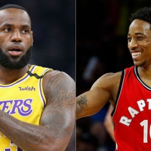 LeBron James reminded a Raptors player about Toronto's play': DeMar DeRozan