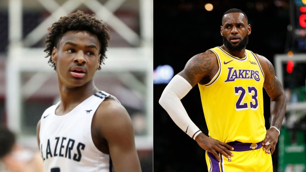 LeBron James has grounded Bronny for smoking up